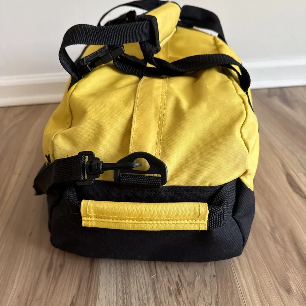 L.L. Bean Adventure Yellow Nylon Water Resistant Duffle Bag Carry On Bag 18